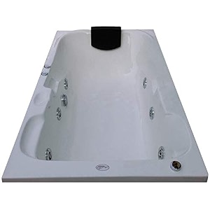 madonna euro 55 ft acrylic bathtub with whirlpool massage system white