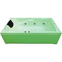 MADONNA Euro 5.5 ft Acrylic Bathtub with Whirlpool Massage System (Green)