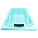 MADONNA Euro (5.5 x 3 ft) Acrylic Fixed Bathtub for Adults with Headrest (Cyan Blue) with 5 Year Warranty