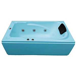 madonna voyage 55 feet acrylic whirlpool bathtub cyan blue