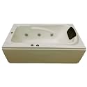 MADONNA Voyage 5.5 feet Acrylic Whirlpool Bathtub (Ivory)