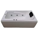 MADONNA Voyage 5.5 feet Acrylic Whirlpool Bathtub (White)