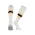 MadSportsStuff Softball Socks Baseball Socks | White &amp; Team Colors | USA Made | Sizes for Girls, Youth Boys, Men &amp; Women