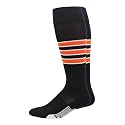 MadSportsStuff Softball Socks Baseball Socks | White &amp; Team Colors | USA Made | Sizes for Girls, Youth Boys, Men &amp; Women