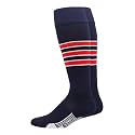 MadSportsStuff Softball Socks Baseball Socks | White &amp; Team Colors | USA Made | Sizes for Girls, Youth Boys, Men &amp; Women