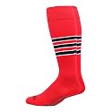 MadSportsStuff Softball Socks Baseball Socks | White &amp; Team Colors | USA Made | Sizes for Girls, Youth Boys, Men &amp; Women