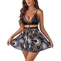 MADSY Women39s Lingerie Babydoll and Panty Set