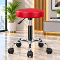 MAESTRO SEATING SYSTEMS Stool with Adjustable Height and Chrome Base Stool (Assorted Colors) Leatherette Bar Chair