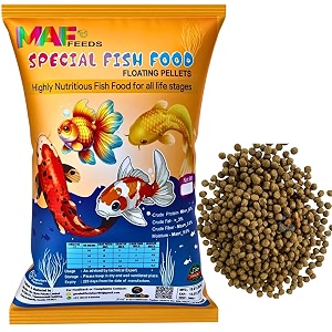 high protein floating fish feed pellets 4 mm - 900 gram  premium pond fish food  aquaculture feed for koi goldfish oscar tilapia carp catfish amp edible fishes  fast growth amp easy digestion