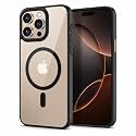 MAGA Back Case Cover for Apple iPhone 16 Pro, Crystal Clear Magnetic Case Compatible with MagSafe, Hybrid Hard PC Back &amp; Soft TPU Bumper, Shockproof Protective Cover - Clear