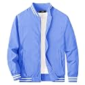 MAGCOMSEN Men's Bomber Jacket Lightweight Windbreaker Stylish Casual Jacket