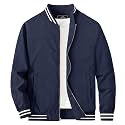 MAGCOMSEN Men's Bomber Jacket Lightweight Windbreaker Stylish Casual Jacket