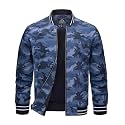 MAGCOMSEN Men's Bomber Jacket Lightweight Windbreaker Stylish Casual Jacket
