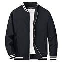 MAGCOMSEN Men's Bomber Jacket Lightweight Windbreaker Stylish Casual Jacket