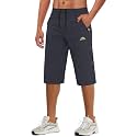 MAGCOMSEN Men39s Capri Shorts Quick Dry Below