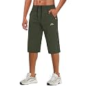 MAGCOMSEN Men39s Capri Shorts Quick Dry Below