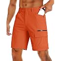 MAGCOMSEN Men's Hiking Cargo Shorts 9" Quick Dry Lightweight Summer Casual Shorts for Men Work Golf Outdoor 5 Pockets