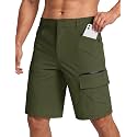 MAGCOMSEN Men's Hiking Cargo Shorts 9" Quick Dry Lightweight Summer Casual Shorts for Men Work Golf Outdoor 5 Pockets