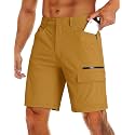 MAGCOMSEN Men's Hiking Cargo Shorts 9" Quick Dry Lightweight Summer Casual Shorts for Men Work Golf Outdoor 5 Pockets