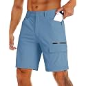 MAGCOMSEN Men's Hiking Cargo Shorts 9" Quick Dry Lightweight Summer Casual Shorts for Men Work Golf Outdoor 5 Pockets