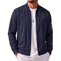 MAGCOMSEN Men39s Jacket Lightweight Windbreaker Bomber Jacket