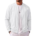 MAGCOMSEN Men39s Jacket Lightweight Windbreaker Bomber Jacket