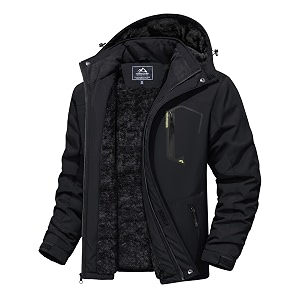 MAGCOMSEN Mens Winter Coats Waterproof Ski Snow