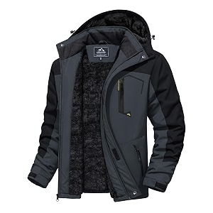 MAGCOMSEN Mens Winter Coats Waterproof Ski Snow