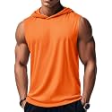 MAGCOMSEN Mens Tank Top Sleeveless Hoodie Cotton T-Shirt Summer Casual Shirt Muscle Tee