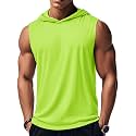 MAGCOMSEN Mens Tank Top Sleeveless Hoodie Cotton T-Shirt Summer Casual Shirt Muscle Tee