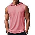 MAGCOMSEN Mens Tank Top Sleeveless Hoodie Cotton T-Shirt Summer Casual Shirt Muscle Tee