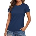 MAGCOMSEN Women's Short Sleeve T-Shirts UPF 50+ Sun Protection Shirts Quick Dry Athletic Running Workout Tops Rash Guard
