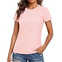 MAGCOMSEN Women's Short Sleeve T-Shirts UPF 50+ Sun Protection Shirts Quick Dry Athletic Running Workout Tops Rash Guard