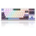 MageGee LIGHT87 Wireless Creamy Keyboard, Gasket Structure Hot Swappable Mechanical Keyboards, 2.4G/USB-C/BT5.0 RGB Backlit Gaming Keyboard for Win/Mac/PC, 8000mAh Battery, PBT Keycaps, Blue