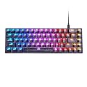 MageGee Portable 60% Mechanical Gaming Keyboard, MK-Box RGB Backlit Compact 68 Keys Mini Wired Office Keyboard with Red Switch for Windows Laptop PC Mac - Black Carbon Fiber