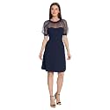 Maggy London Women's Illusion Dress Occasion Event Party Holiday Cocktail Guest of Wedding.