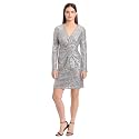 Maggy London Women's Maggy London Women's Dresses Holiday Sequin Dress Event Occasion Cocktail Party Guest of