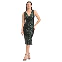 Maggy London Women's Maggy London Women's Dresses Holiday Sequin Dress Event Occasion Cocktail Party Guest of