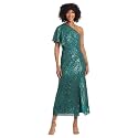 Maggy London Women's Maggy London Women's Dresses Holiday Sequin Dress Event Occasion Cocktail Party Guest of