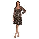 Maggy London Women's Maggy London Women's Dresses Holiday Sequin Dress Event Occasion Cocktail Party Guest of