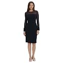 Maggy London Women's Maggy London Women's Dresses Illusion Dress Occasion Event Party Holiday Cocktail Guest of Wedding