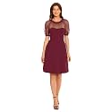 Maggy London Women's Maggy London Women's Dresses Illusion Dress Occasion Event Party Holiday Cocktail Guest of Wedding