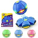 Magic Bouncing Ball 6-Light Dual Form – Pop up, Meta Ball Metaball Transforming Design – Flying Saucer Bouncy – Interactive Bouncing Balls Perfect for Halloween Pack – Blue