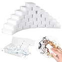 Magic Cleaning Sponges Eraser, 100 Pack Premium Melamine Sponge Foam Cleaning Pads, Dish Sponges, White Household Cleaning Scrub Sponge for Kitchen, Bathroom, Furniture, Floor Wall Cleaner