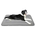 Magic Dog Bed Soft Crate Pad Mat for Medium/Large Dogs, 36 Inches Machine Washable Pet Bed Kennel Pad With Non-Slip Bottom, Gray