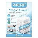 Magic Eraser | Pack of 4 | Scratch Free, Chemical Free, Multisurface Cleaner | Remove 100+ Stains from Walls, Shoes, Furniture, Switch Board & Kitchen | Tough on Stains & Gentle on Surface
