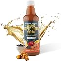 Magic Leaf Organic Apple Cider Vinegar with Mother, 500 ml | Turmeric, Black Pepper &amp; Stevia Extract | Himalayan ACV &amp; Supports Digestion | Raw, Unfiltered &amp; Unpasteurized
