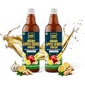 Magic Leaf Organic Apple Cider Vinegar with Mother, 1000 ml (2 x 500ml) | Ginger, Garlic, Lemon & Stevia Extract | Himalayan ACV & Supports Digestion | Raw, Unfiltered & Unpasteurized