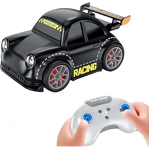 magic mini rc bus 24ghz inductive line following vehicle with gesture control interactive smart toy featuring follow and escape modes educational electronic play black car