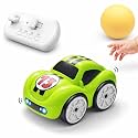 Magic Mini RC Bus, 2.4GHz Inductive Line Following Vehicle with Gesture Control, Interactive Smart Toy Featuring Follow and Escape Modes, Educational Electronic Play (Green RC car)